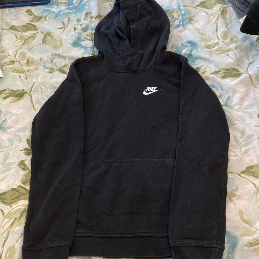 Nike kids Black Pullover Hoodie